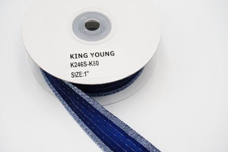 Ultimate Luxury Woven Ribbon_K246S-K80_navy blue